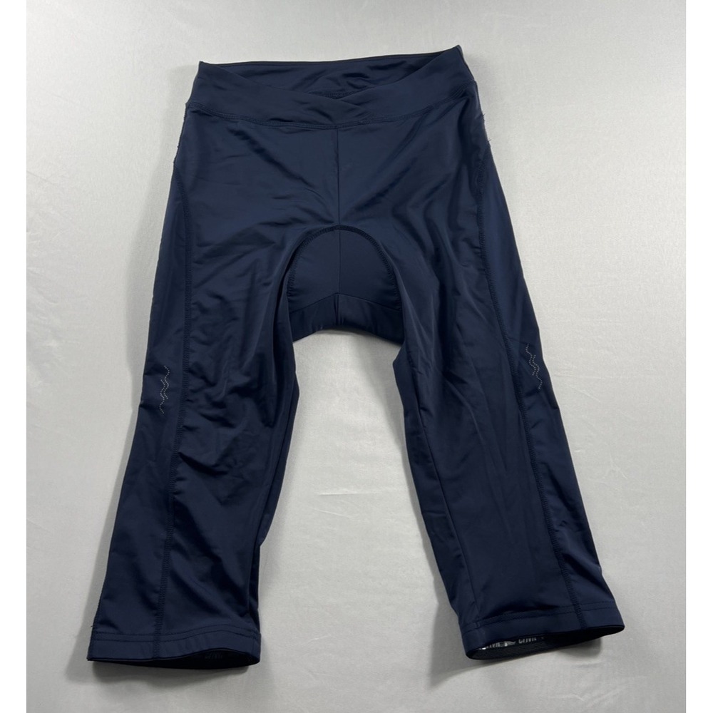 Crivit Womens Padded Bicycle Cycling Shorts Navy 16 in Inseam 26 in waist